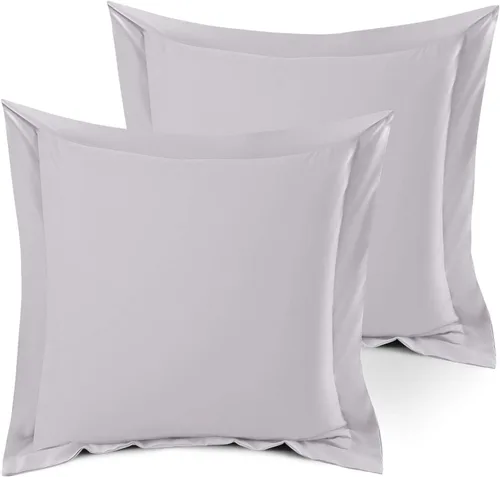 Miniatura 73 de Nestl Juego de 2 fundas tipo sham de almohada suaves - Fundas de almohada de microfibra de doble cepillado - Fundas de almohada de cama premium