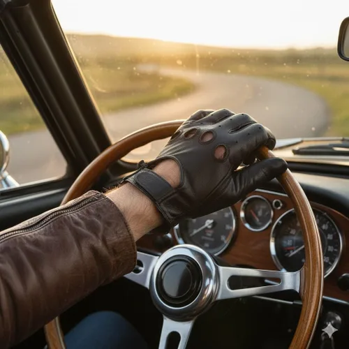 Miniatura 4 de Nuevos Guantes de Cuero de Policía Motociclista para Conducir Montar Carreras Cuero Natural Real Pantalla Táctil Ventilación Hombres Mujeres
