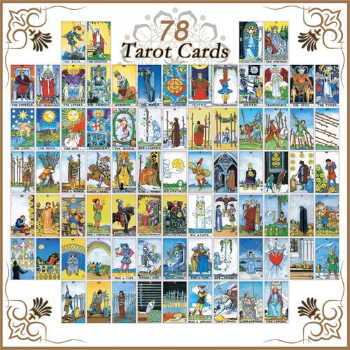 Miniatura 6 de IXIGER Cartas de tarot con guía (idioma español no garantizado), 78 cartas de tarot originales, juego de adivinación para principiantes y lectores
