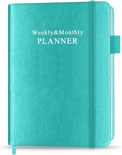 Miniatura 8 de Agenda sin fecha para cualquier año, planificador semanal y mensual y diario para rastrear objetivos, perfecto para organizar tu vida diaria, 5.85 x