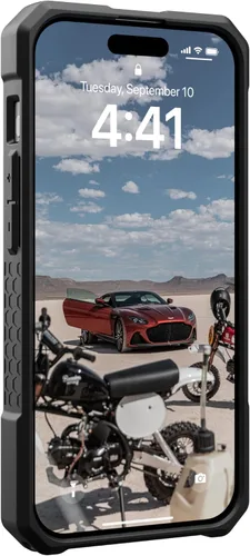Miniatura 8 de URBAN ARMOR GEAR UAG Funda [Versión Actualizada] Compatible con Funda para iPhone 15 Pro de 6.1" Monarch Pro Negro Imán Integrado Compatible