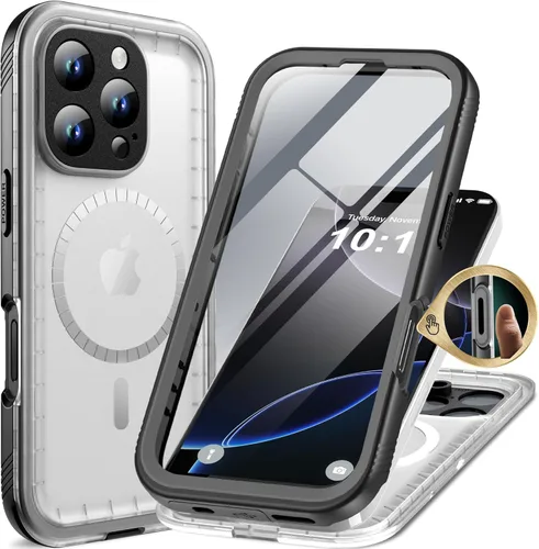 Miniatura 93 de Cozycase TOP Funda impermeable para iPhone 17 Pro Max - Grado militar resistente a todo 360 con protector de cámara de pantalla, doble IP68 a prueba