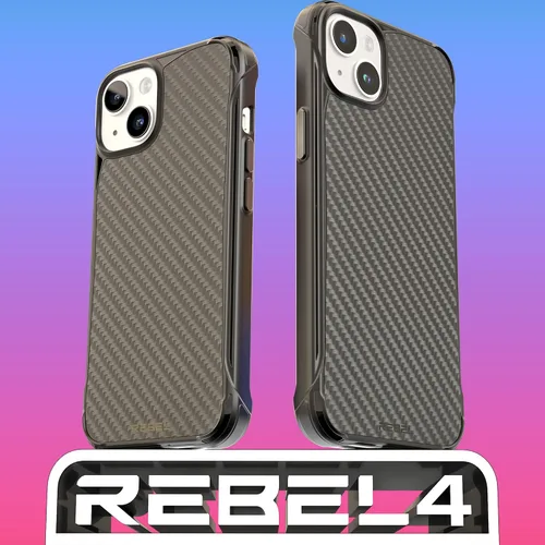 Miniatura 7 de REBEL Funda para iPhone 14 Plus [Serie de fibra de aramida Gen-4] Fuerte compatible con MagSafe, esquinas protectoras a prueba de golpes, botones