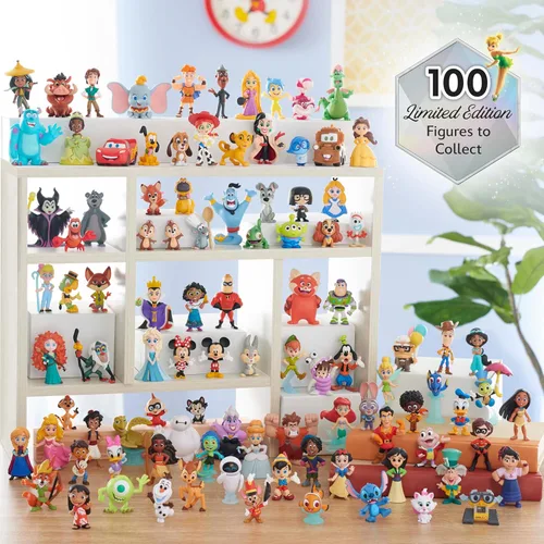 Miniatura 4 de Celebración de los 100 años de Disney Desafiando las probabilidades Edición limitada Paquete de figuras de 8 piezas, juguetes para niños a partir