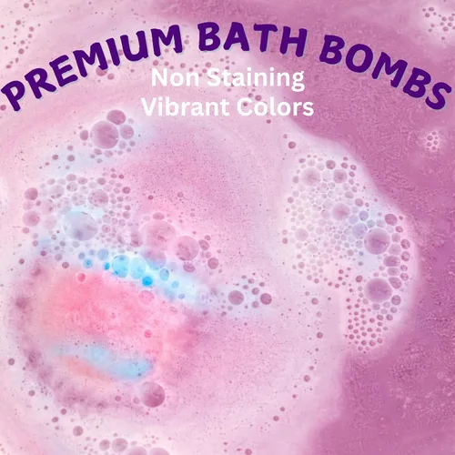 Miniatura 7 de EvolutionUSA 1 pieza Bomba de baño espacial para niños, Bola de baño planetaria con juguete escondido en el interior, Bomba de baño orgánica