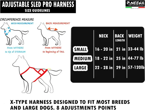 Miniatura 2 de Neewa Arnés ajustable para trineo profesional (S, rosa), arnés para perros de raza grande, arnés de tirones para perro, arnés gigante para perro