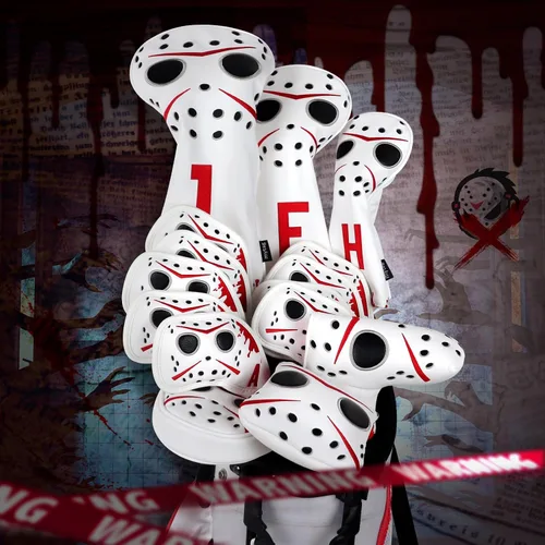 Miniatura 7 de mytag Cubiertas para palos de golf, máscara de hockey, cubierta para la cabeza del conductor, cubierta híbrida de madera de Fariway Fundas