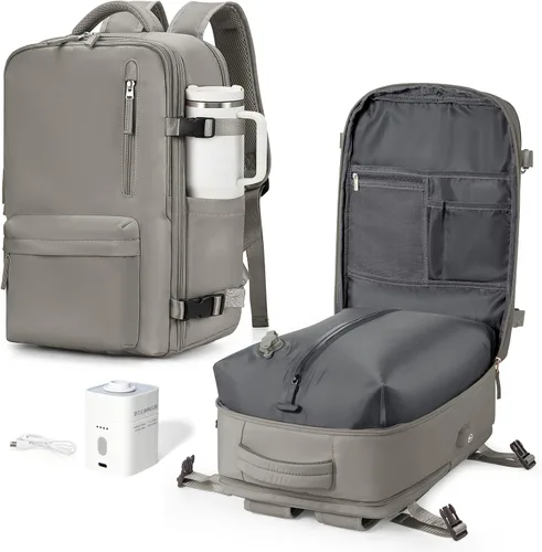 Miniatura 48 de VGCUB Mochila Grande de Viaje de Trabajo y Negocios Equipaje de Mano Aprobado para Vuelo Mochila para Laptop para Mujeres y Hombres Mochila