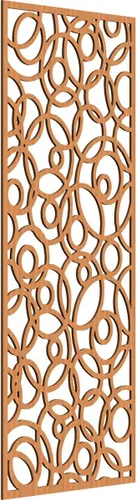 Miniatura 172 de Latrobe Paneles de pared decorativos de madera con calado, 9 3/8 pulgadas de ancho x 24 3/8 pulgadas de alto x 3/8 de alto, roble rojo rojo (Red Oak)