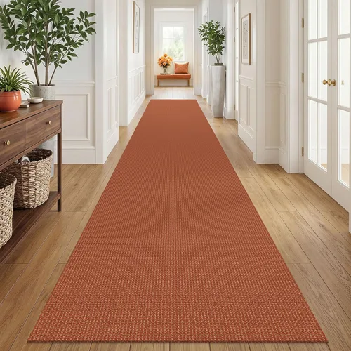 Miniatura 99 de IOHOUZE Alfombra de Área Lavable 4x6 Antideslizante con Respaldo de Goma Alfombras Tejidas para Entrada Interior Alfombras de Dormitorio Alfombra