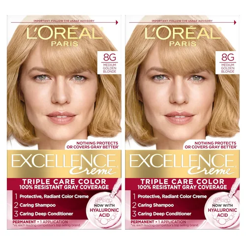Miniatura 49 de L'Oreal Paris Excellence Crème - Tinte permanente para el cabello, color de cabello de triple cuidado, complejo Pro-Keratine para una cobertura