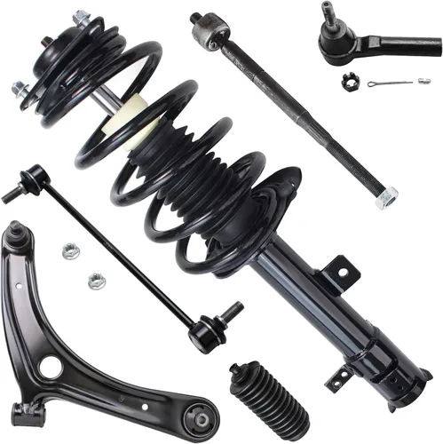 Miniatura 109 de Detroit Axle - Kit de extremo delantero para Chrysler 300 Dodge Charger Challenger 2011-2023, 2 brazos de control inferiores traseros 2 varillas