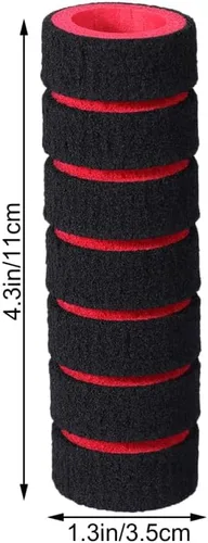 Miniatura 4 de INOOMP Cubierta antideslizante de espuma para manillar de bicicleta, agarres de barra de mango de esponja para bicicletas plegables eléctricas
