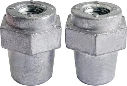Miniatura 8 de Ampper 3/8"-16 rosca hembra de terminal de batería de latón adaptador de poste de terminal de batería postes de carga para extensión de perno