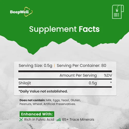 Miniatura 2 de Resina Shilajit – Resina natural Shilajit orgánica pura del Himalaya para hombres y mujeres, ácido fúlvico chilajil 85+ minerales traza 80 porciones