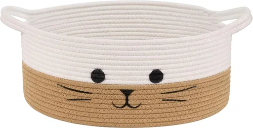 Miniatura 12 de Canasta de almacenamiento tejida con cuerda de algodón, tamaño grande, organizador para cuarto de servicio, juguetes, mantas, ropa, toallas, Gris