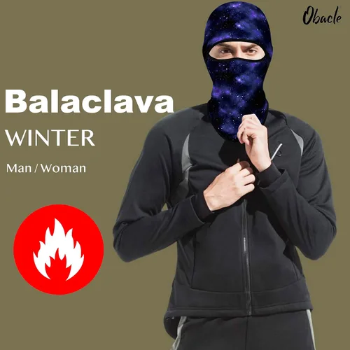 Miniatura 175 de Obacle Pasamontañas para hombres y mujeres, para invierno, clima frío, esquí, ciclismo, caza