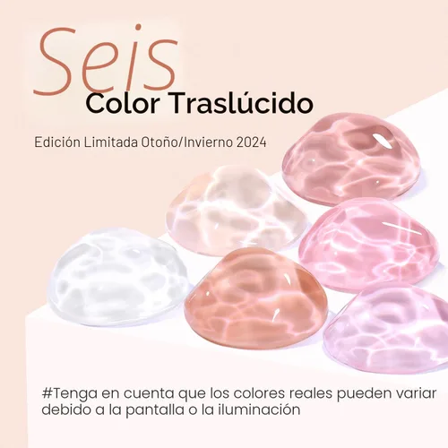 Miniatura 6 de SHOYUM Juego de Esmaltes de Uñas de Gel Rosa Nude - 6 Colores Transparentes Blanco Lechoso Gelatinoso, Esmalte en Gel para Todas las Estaciones