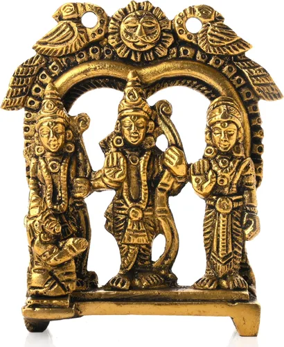 Miniatura 6 de Latón Radha Krishna Pooja Murti Estatua de ídolo de Dios Señor, escultura religiosa espiritual, estatua antigua india, decoración de decoración