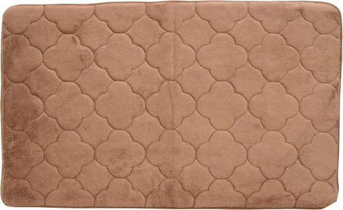 Miniatura 17 de Tapete de baño de espuma viscoelástica bordada con tecnología Water Shield, 17 x 24 pulgadas, angora