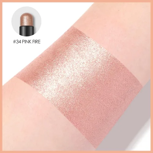 Miniatura 5 de FOCALLURE - Sombra de ojos en barra, cremosa, brillante y mate, lápiz iluminador suave para mujeres, sombra de ojos y delineadores de larga FUEGO