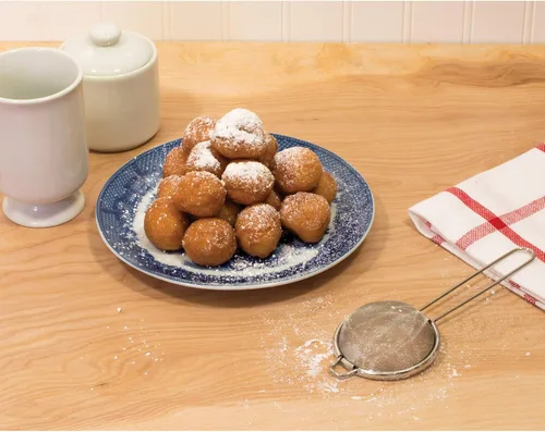 Miniatura 6 de HIC Kitchen Colador de malla doble fina, acero inoxidable 18/8, juego de 2, incluye colador de 5 y 7 pulgadas
