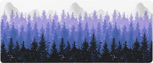 Miniatura 7 de Tapete de baño de bosque negro morado para bañera, antideslizante, de secado rápido y absorbente, de tierra de diatomeas, para fregadero de cocina