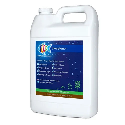 FOOP Edulcorante: potenciador orgánico de terpenos para plantas | Crea una explosión de tricomas | Contiene 8 azúcares orgánicos | Funciona con