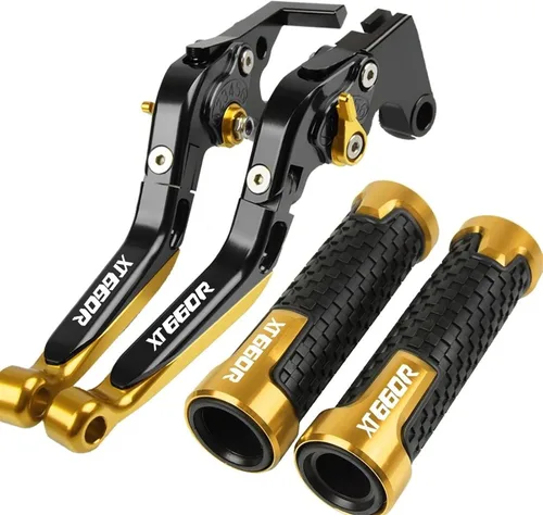 Miniatura 16 de Embrague de freno para Yamaha XT660R 2004-2016 Palancas de embrague de freno plegables de motocicleta embrague de freno ajustables agarraderas CNC