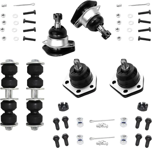 Miniatura 52 de Detroit Axle – Kit de suspensión delantera para Hyundai 2013-2018 Santa Fe 2 enlaces de barra de estabilizador 4 varillas de amarre interiores