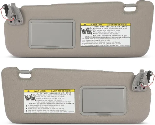 Miniatura 11 de Visor de sol para pasajero derecho gris sin techo solar para 2002-2005 para Dodge para Ram 1500, 2003-2005 para Dodge para Ram 2500, 2003-2005
