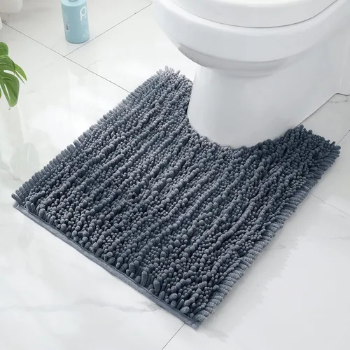 Miniatura 27 de FLOLEOPA Alfombras de Baño de Microfibra de Felpa Suave, Alfombras de Baño Absorbentes Antideslizantes Lavables a Máquina, Tapetes de Baño para Beige