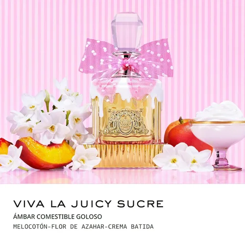 Miniatura 10 de Juicy Couture Viva La Juicy Eau De Parfum, Perfume para Mujer con Notas de Mandarina, Gardenia y Caramelo, Floral & Dulce, EDP Spray