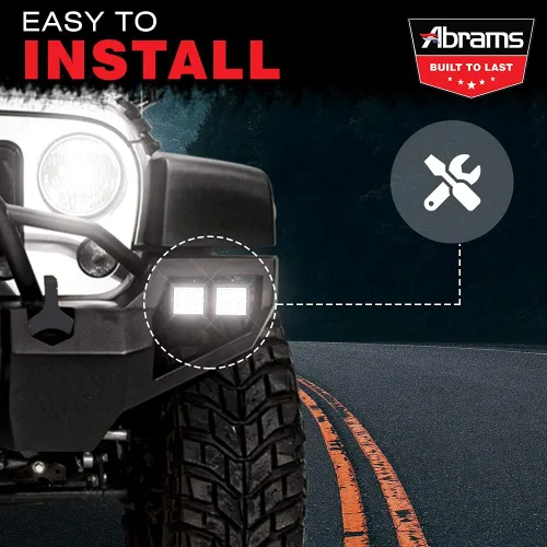 Miniatura 5 de Luces de inundación LED universales de 6 pulgadas para automóviles – 100W brillante 8000LM LED fuera de carretera niebla focos de conducción