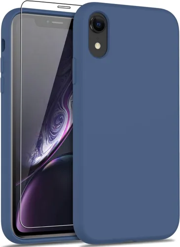 Miniatura 88 de bemal Funda para iPhone 14 Pro con protector de pantalla, silicona líquida de ajuste delgado, forro de microfibra suave, diseñada para mujeres