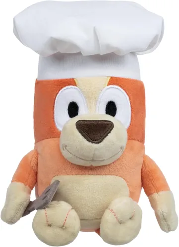 Miniatura 4 de Bluey Friends - Peluche de juguete suave Chef Bingo con gorro de chef y espátula