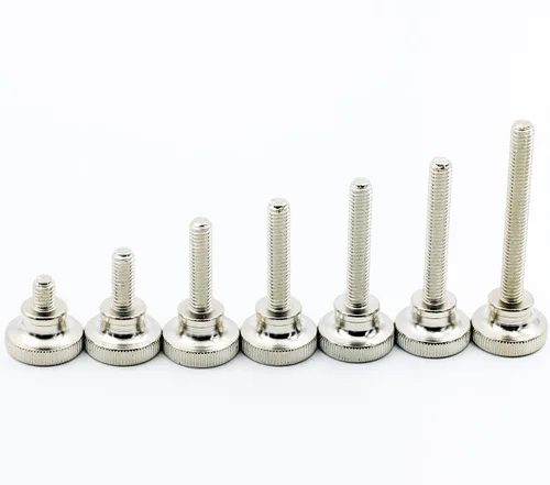 Miniatura 4 de 10 tornillos moleteados de acero inoxidable M4x6mm