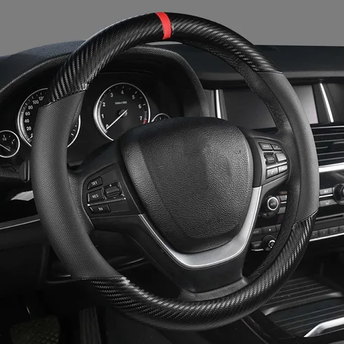 KAFEEK Funda personalizada para volante de automóvil Honda Civic, CR-Z, Insight, S2000, tamaño pequeño de 14 a 14.25 pulgadas de diámetro exterior,