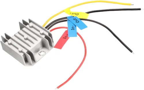 Miniatura 2 de uxcell uxcell - Regulador convertidor de corriente CC 12V/24V a DC 5V 10A 50W Transformador de conversión de voltaje impermeable