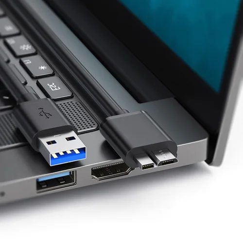 Miniatura 6 de Pocxwa - Cable de disco duro micro USB 3.0, tipo A macho a cable micro B de 3.3 pies Sincronización de datos de alta velocidad de 5 Gbps