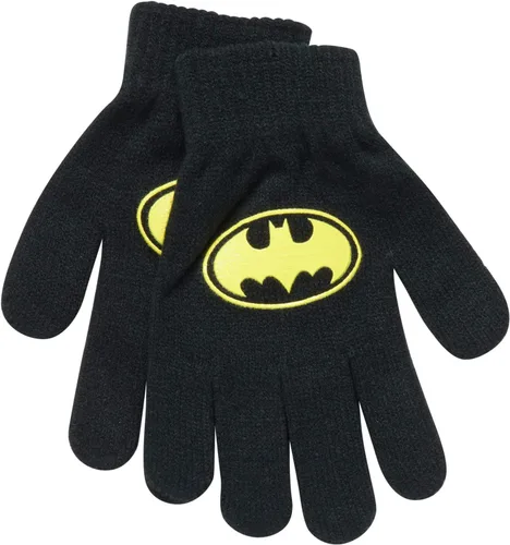 Miniatura 6 de DC Comics Conjunto de 2 pares de guantes o manoplas de invierno de Batman para niños (niños pequeños)
