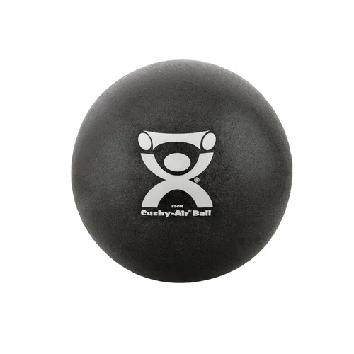 Miniatura 8 de CanDo Bola de mano Cushy-Air para rehabilitación, ejercicios, terapia de manos, terapia ocupacional, fortalecimiento de manos, mejora las Verde (10")