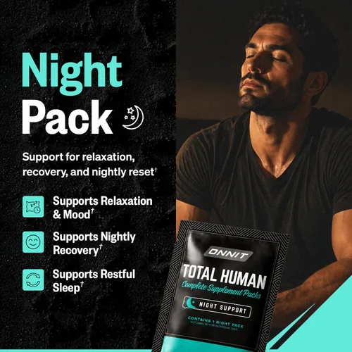 Miniatura 7 de ONNIT Total Human - Paquetes diarios de vitaminas para hombres y mujeres (paquete de 60) – 10 veces más que tu multivitamínico – repleto