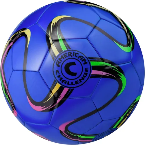 Miniatura 10 de American Challenge Brasilia - Balón de fútbol – Tamaños 5, 4, 3 y 2 – Balón de fútbol de entrenamiento para jóvenes y adultos para práctica