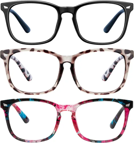 Miniatura 27 de hunsquer Gafas de luz azul para mujer/hombre, gafas de luz azul para computadora negro (806803blacktoucha)