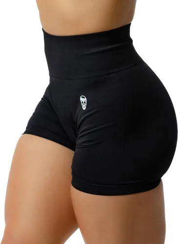 Miniatura 4 de Gymreapers Infinity - Pantalones cortos de entrenamiento sin costuras de cintura alta para mujer, pantalones cortos atléticos para gimnasio, correr