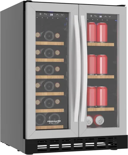 Miniatura 7 de Frigidaire Galería, 22.5" de ancho enfriador de bebidas, 30 botellas de acero inoxidable, con cerradura, puerta de vidrio templado, sin escarcha