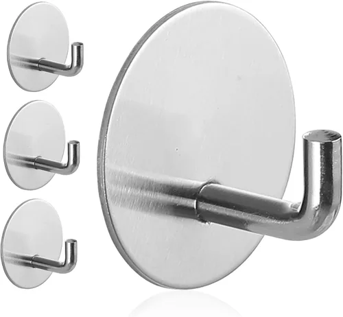 Miniatura 8 de Rise age Ganchos adhesivos resistentes al agua en ganchos de ducha para colgar lufa, toallas, ropa, batas para baño, ganchos de pared adhesivos Negro