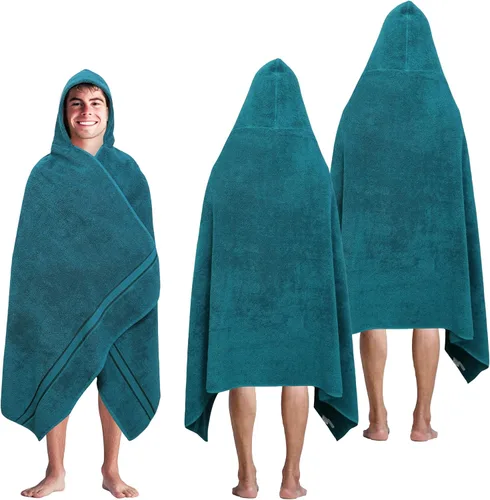 Miniatura 13 de Cotton Craft colección juego de 2 piezas ultra suaves, tamaño grande, 100% algodón, toalla de baño Verde azulado