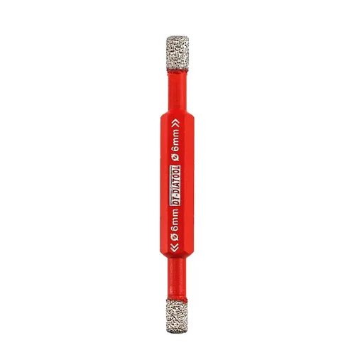 DT-DIATOOL - Juego de brocas para azulejos de diamante, sierra perforadora de porcelana con vástago hexagonal, doble extremo de 0.236 a 0.236